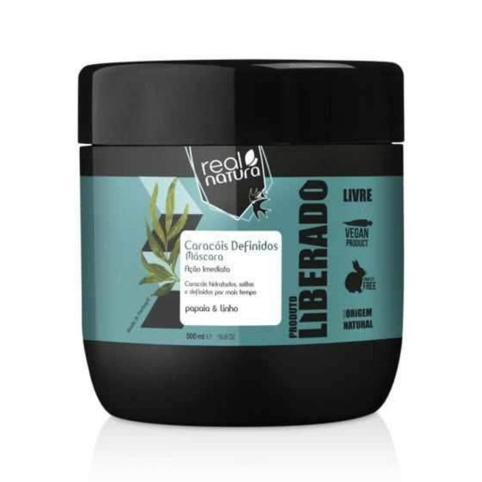 Real Natura Caracóis Definidos Máscara 500ml - Curly Stop