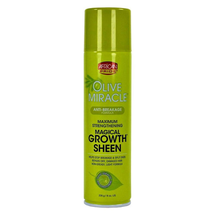 African Pride Olive Magical Growth Sheen 226g - Curly Stop