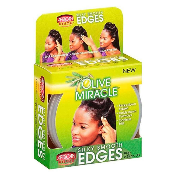 African Pride Olive Smooth Edges Control Gel - Curly Stop