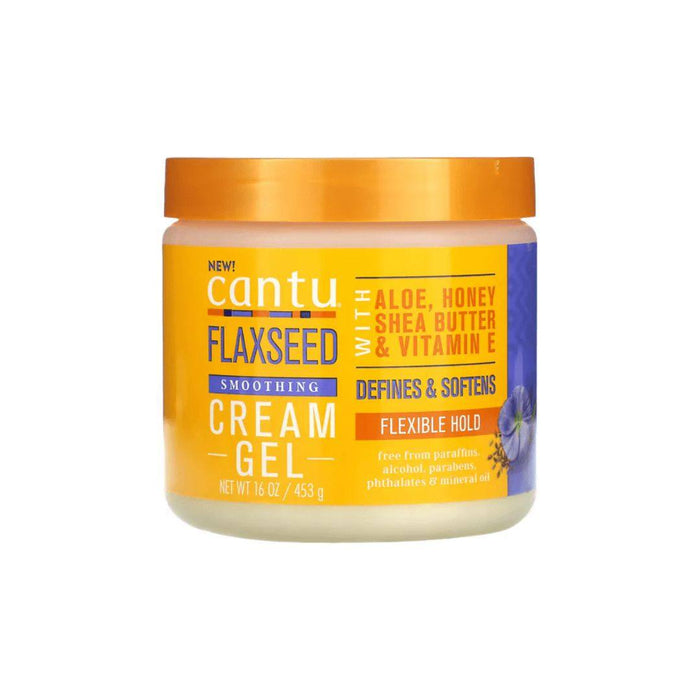 Cantu Flaxseed Smoothing Cream Gel 453g - Curly Stop