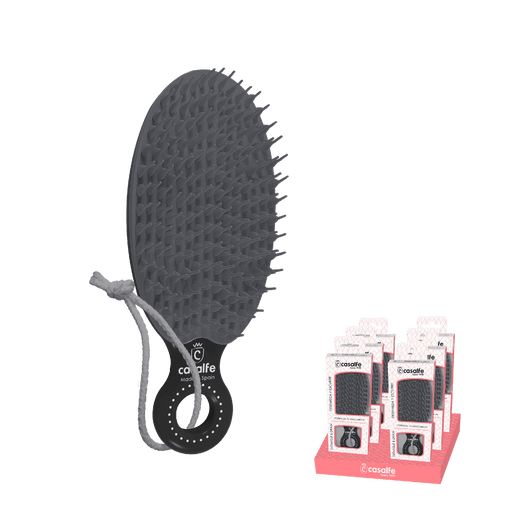 Casalfe Cepillo Desenreda Y Escurre Negro Potencia La Mascarilla - Curly Stop