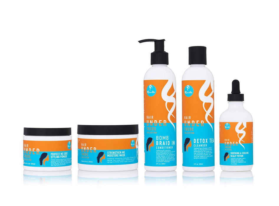 Curls Hair Under There Detox Tea Cleansing Shampoo 236ml - Curly Stop