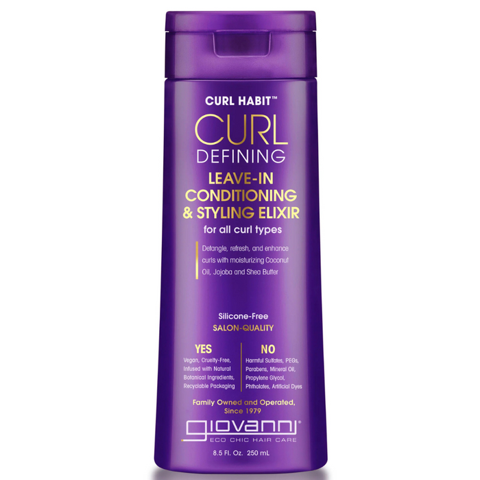 Giovanni Curl Habit Curl Defining Leave-In Conditioning & Styling Elixir 250ml