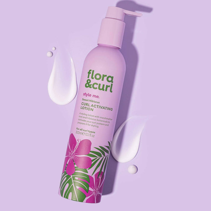Flora & Curl Style Me Sweet Hibiscus Curl Activating Lotion 300ml - Curly Stop