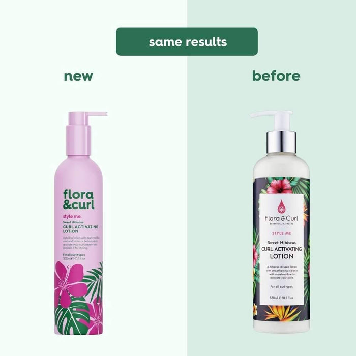 Flora & Curl Style Me Sweet Hibiscus Curl Activating Lotion 300ml - Curly Stop