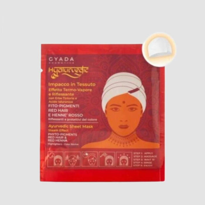 Gyada Cabello Hyalurvedic Impacco Ayurvedico In Tessuto Riflessante Red Haira - Curly Stop