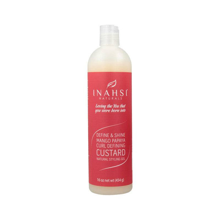 Inahsi Naturals Define & Shine Mango Papaya Curl Defining Custard - Curly Stop
