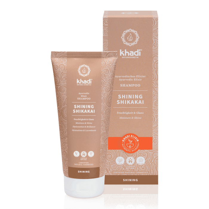 Khadi Ayurvedic Elixir Shampoo Shining Shikakai 200ml - Curly Stop