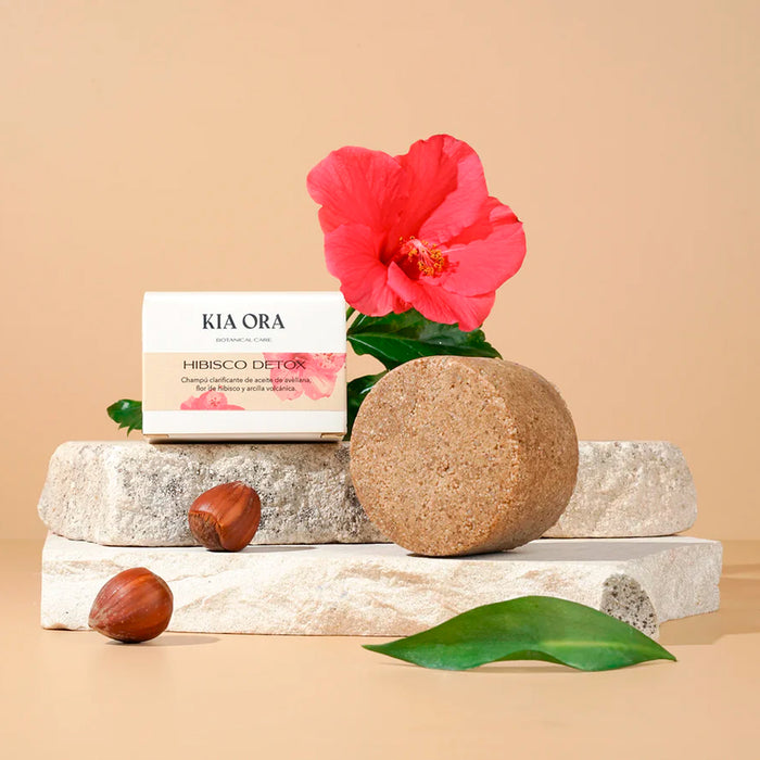 Kia Ora Champú Sólido Hibisco Detox 85gr - Curly Stop
