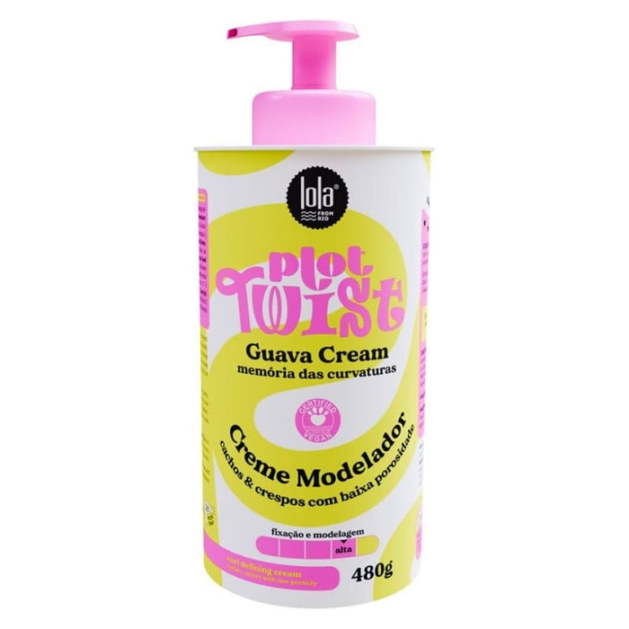 Lola Cosmetics Plot Twist Guava Cream Creme Modelador 480g - Curly Stop
