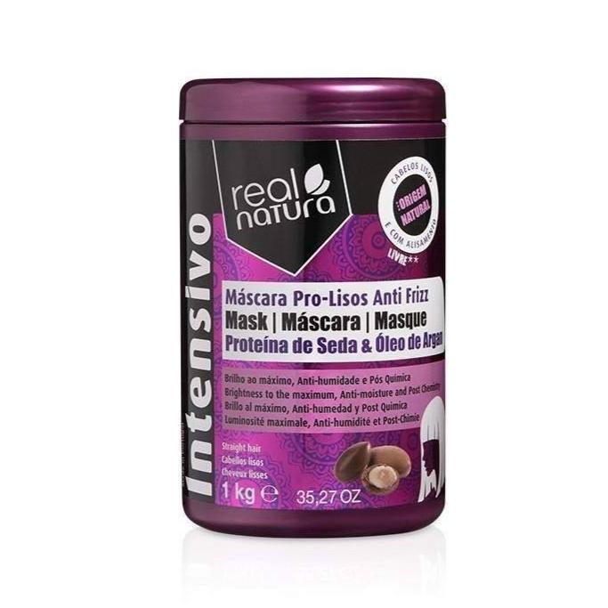 Real Natura Máscara Pro-Lisos Anti Frizz - Curly Stop