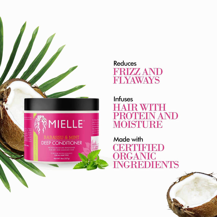 Mielle Babassu & Mint Deep Conditioner 227g - Curly Stop