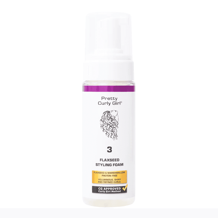 Pretty Curly Girl Flaxseed Styling Foam 150ml - Curly Stop
