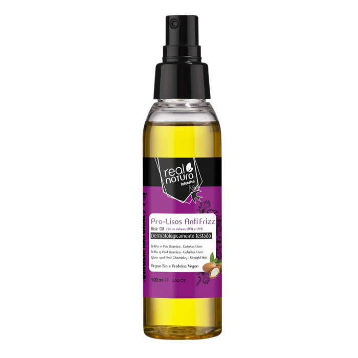Real Natura Óleo Capilar Pro-Lisos Anti Frizz 100ml - Curly Stop