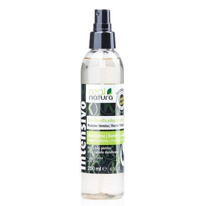 Real Natura Protector Térmico Pro-Danificados Keratina 200ml - Curly Stop
