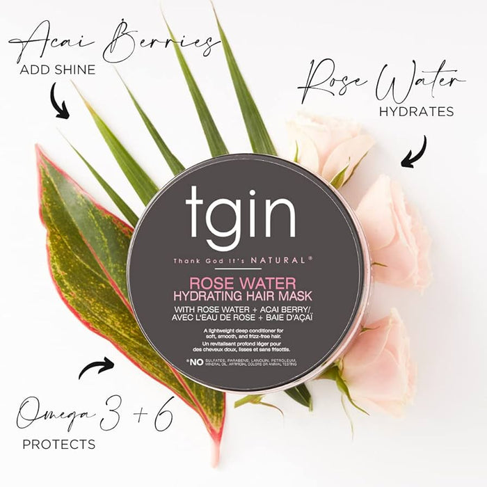 Tgin Rose Water Hydrating Mask 354ml - Curly Stop
