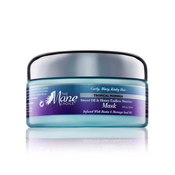 The Mane Choice Tropical Moringa Sweet oil and Honey Endless Moisture Mask 237ml - Curly Stop