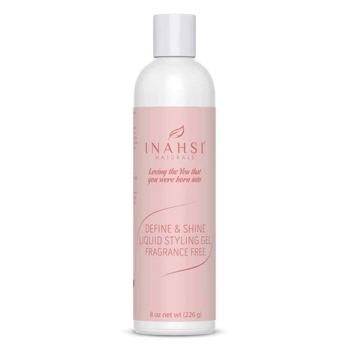 Inahsi Naturals Define & Shine Liquid Styling Gel Sin Fragancia - Curly Stop