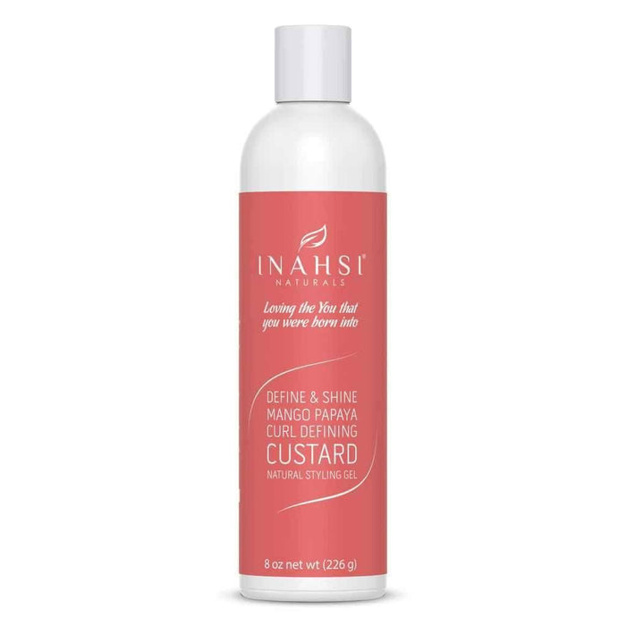 Inahsi Naturals Define & Shine Mango Papaya Curl Defining Custard - Curly Stop