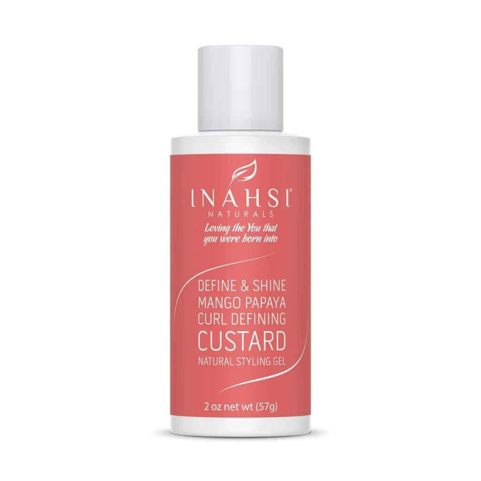 Inahsi Naturals Define & Shine Mango Papaya Curl Defining Custard - Curly Stop