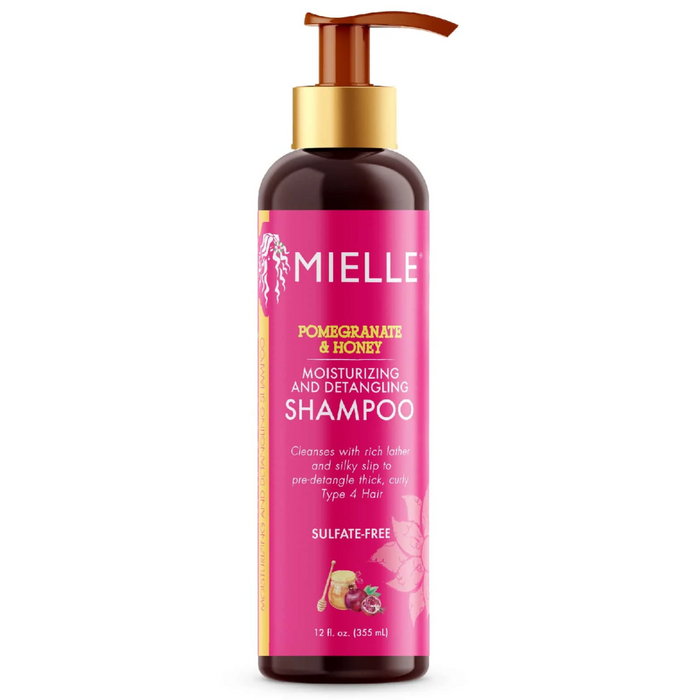 Shampoo Hidratante e Desembaraçante Mielle Romã e Mel 355ml