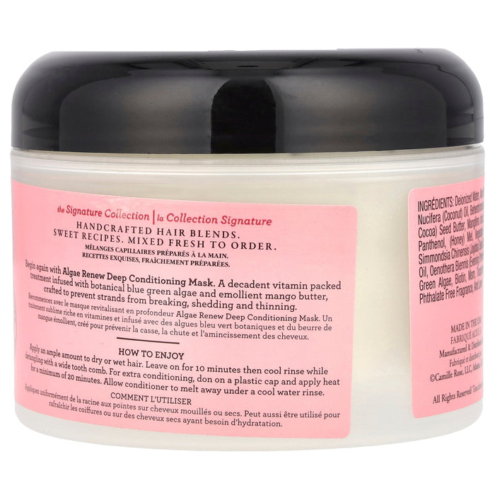 Camille Rose Algae Renew Deep Conditioning Mascarilla 240ml