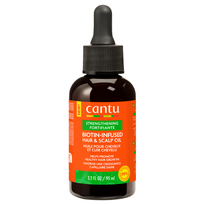Óleo para Cabelo e Couro Cabeludo com Infusão de Biotina Cantu 59ml 