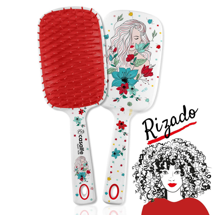 Casalfe Cepillo Ella XL desenreda sin tirones pelo rizado y/o rebelde