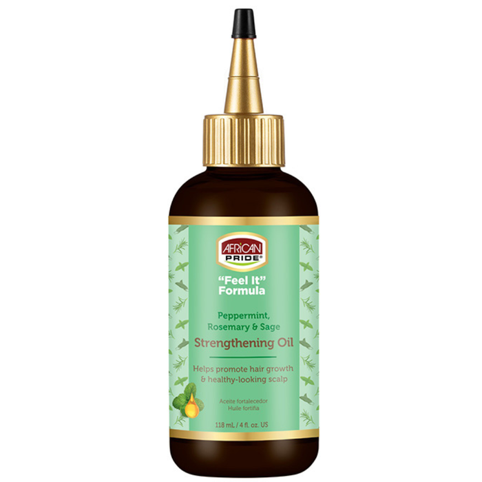 African Pride Peppermint & Rosemary Strengthening Oil 118ml