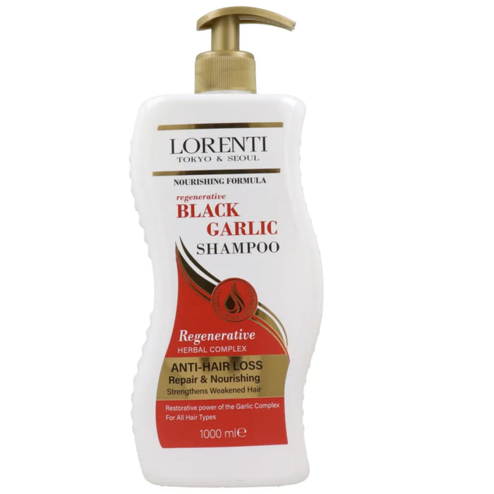 Lorenti Hair Champú 1000 ml Black Garlik