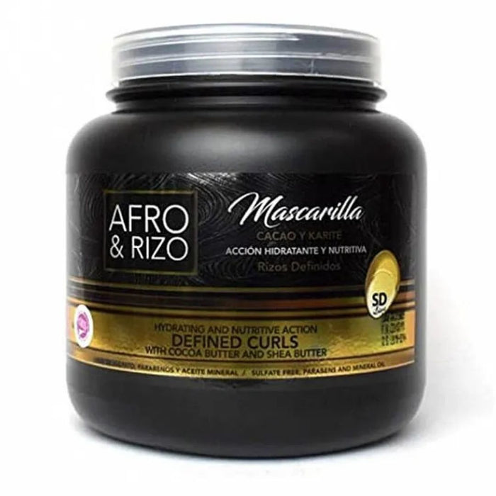 Máscara Afro e Cachos