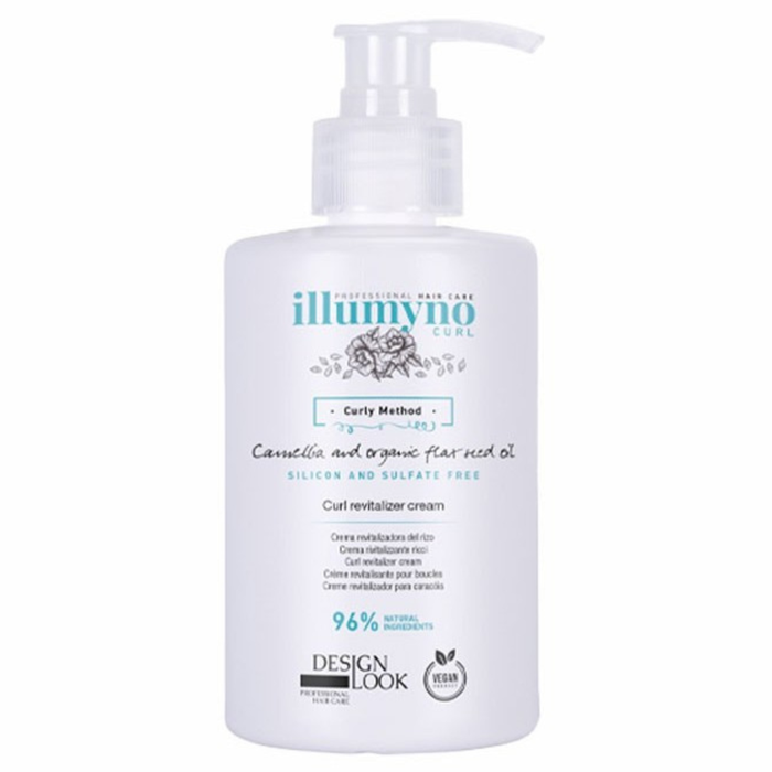 Design Look Crema Revitalizadora Del Rizo Aceite de Camelia y Lino Orgánico