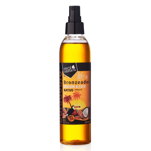 Real Natura Óleo Bronzeador Urucum + Coco - Curly Stop