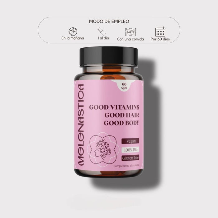 Melenastica Boas Vitaminas Bom Cabelo Bom Corpo 60cps