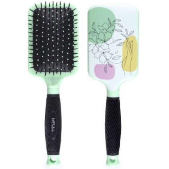 Bifull Cepillo Raqueta Verde Pastel Silhouette