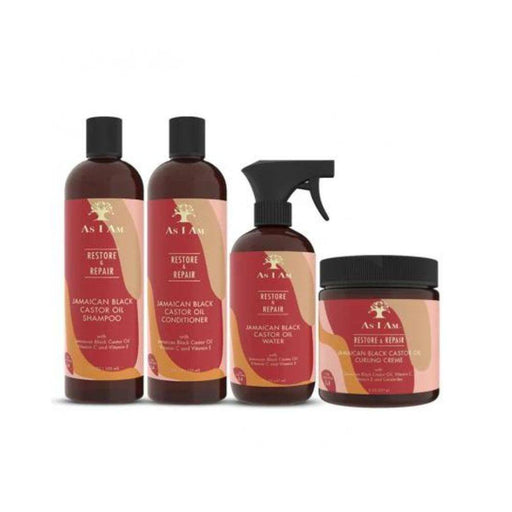 As I Am Restore & Repair pack de 4 - Curly Stop