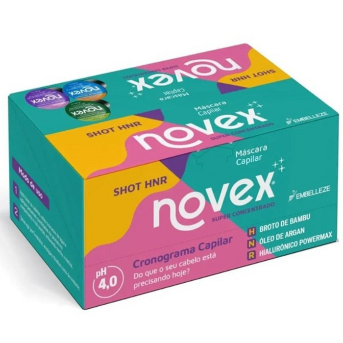 Novex Shot Mascarilla Bam+Arg+Power 12*20g