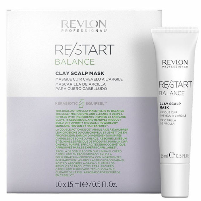Revlon Restart Balance Clay Scalp Mask 10x15Ml