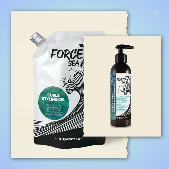 Bio Gentleaf Force 7 Sea Strenghtening Styling Gel 200ml - Curly Stop