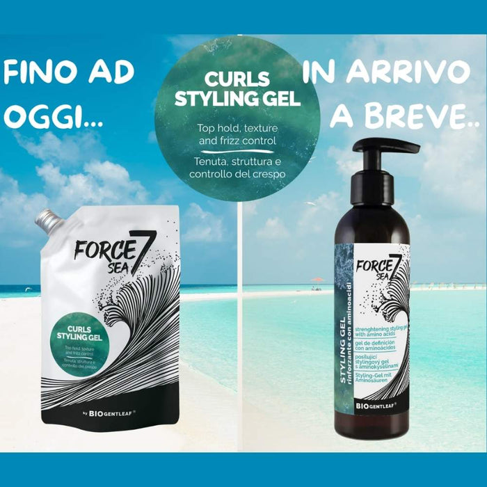 Bio Gentleaf Force 7 Sea Strenghtening Styling Gel 200ml - Curly Stop