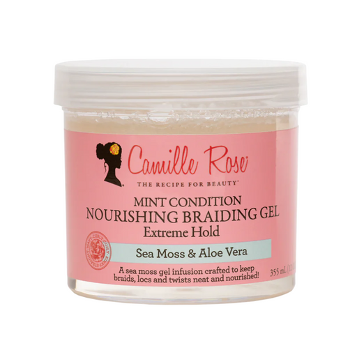 Camille Rose Mint Condition Nourishing Braiding Gel Extreme Hold 355ml - Curly Stop