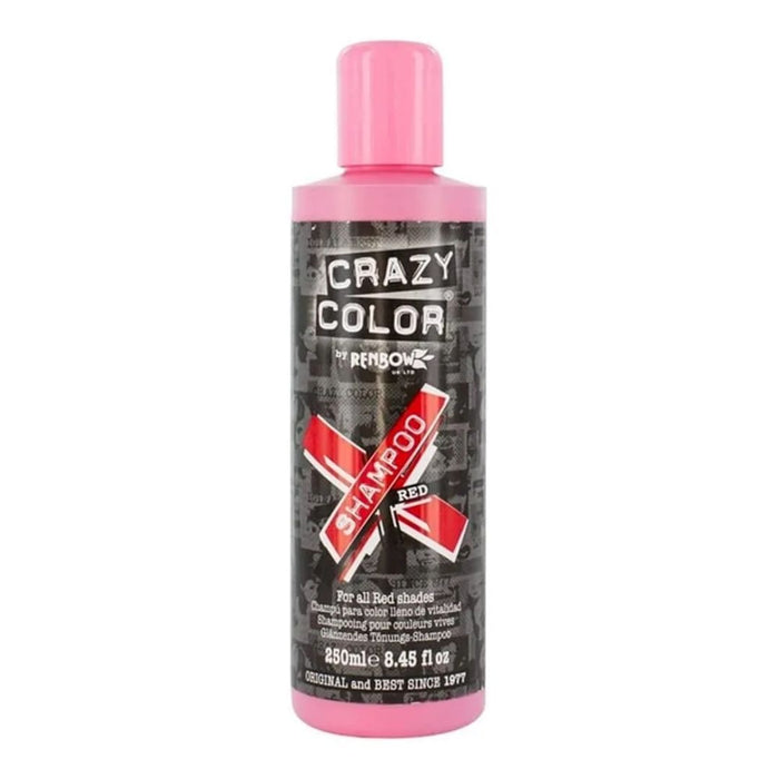 Crazy Color Shampoo Red 250ml - Curly Stop