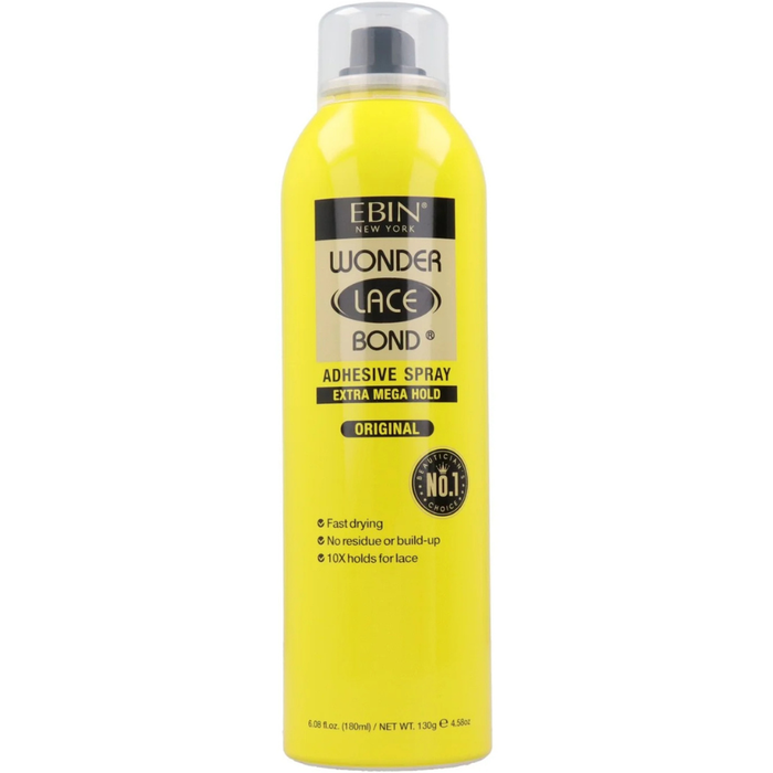 Spray Ebin Wonder Lace Bond Extra Mega Fixação Original 180ml