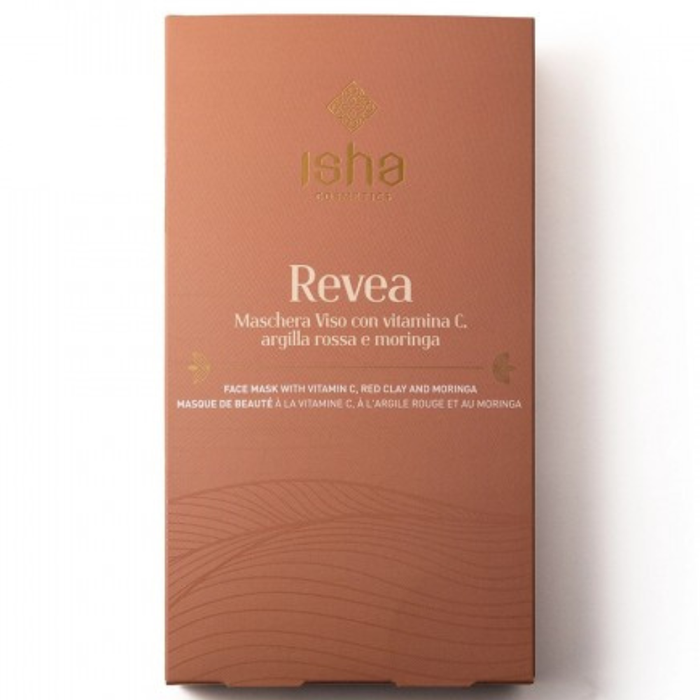 Isha Cosmetics Revea Face Mask with Vitamin C, Red Clay and Moringa 100gr