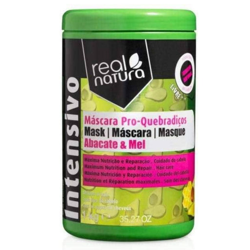 Real Natura Pro-Quebradiços Abacate e Mel Mascarilla 1kg - Curly Stop