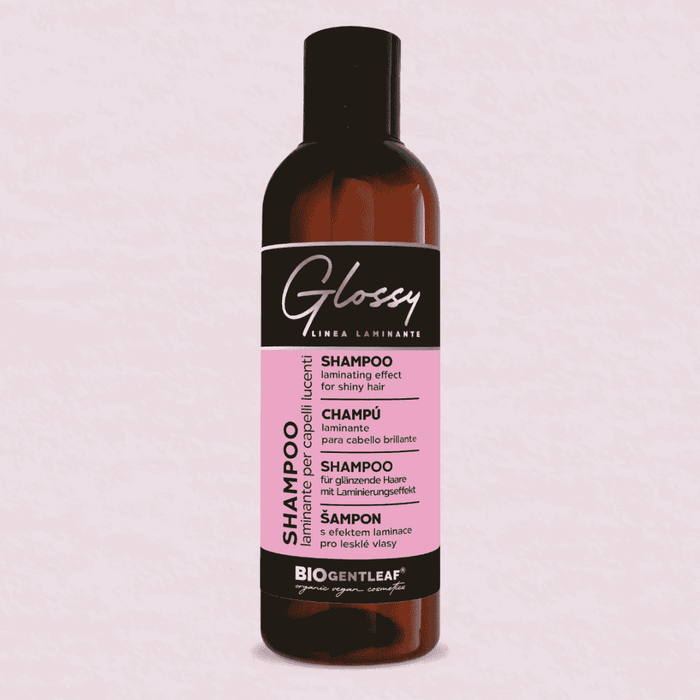 Shampoo Laminador Brilhante Sem Sulfato BioGentleaf para Cabelos Brilhantes 200ml