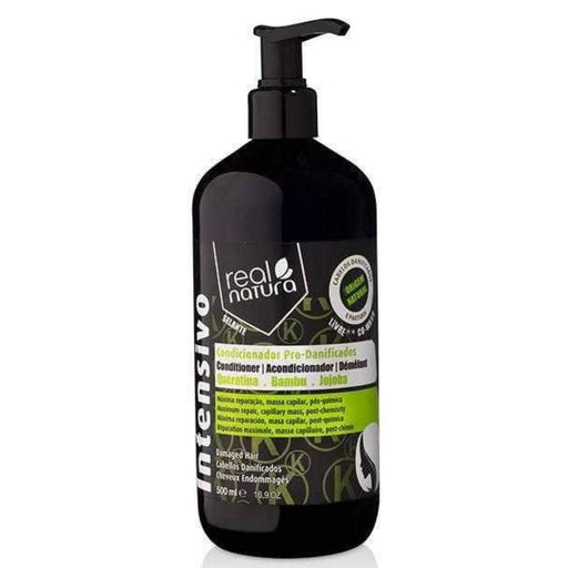 Real Natura Pro-Danificados Keratina Acondicionador 500ml - Curly Stop