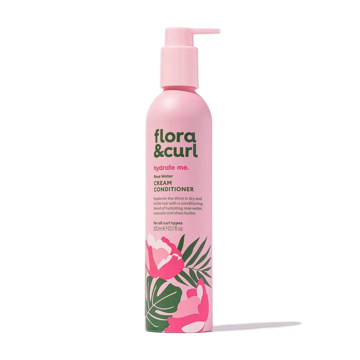 Flora & Curl Hydrate Me Rose Water Cleansing Duo - Curly Stop
