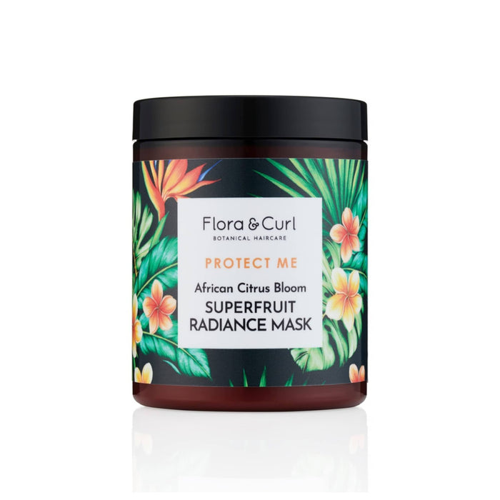 Flora & Curl Protect Me Citrus Superfruit Radiance Mask 300ml - Curly Stop