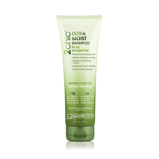 Giovanni 2Chic Moist Avocado Olive Shampoo 8.5oz - Curly Stop